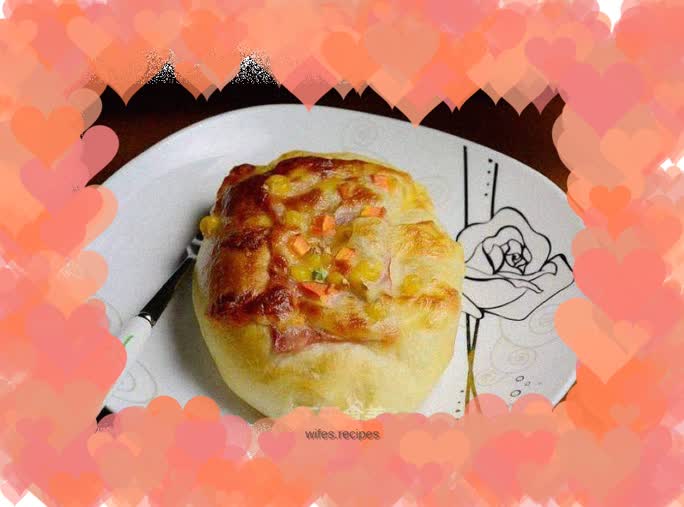 Vegetable Bacon Cheese Bread