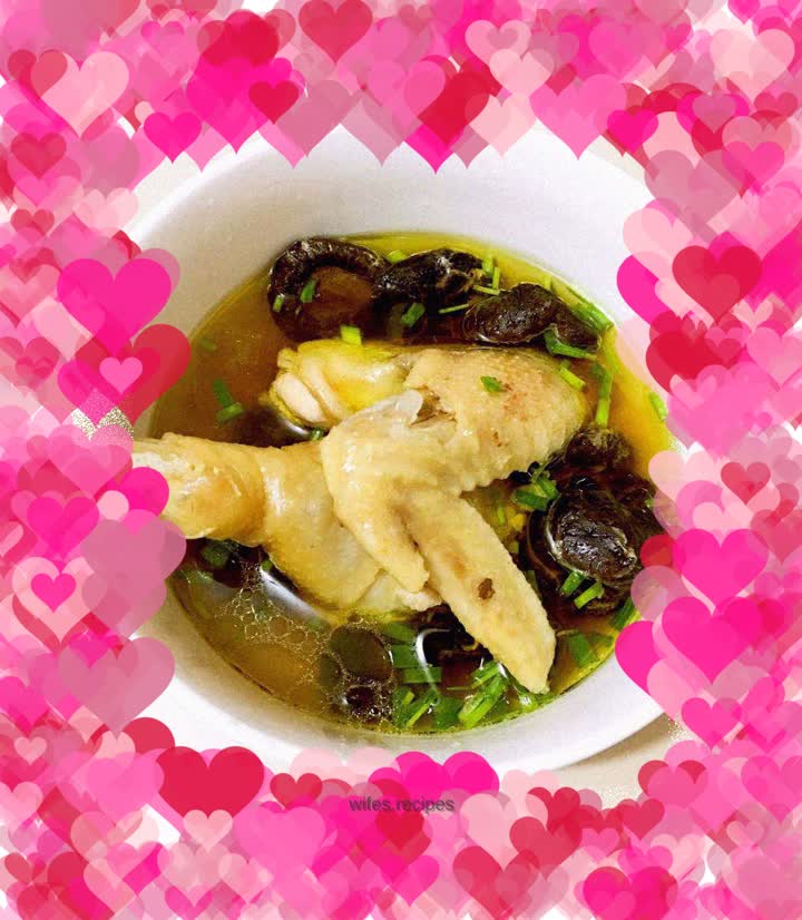 Mushroom stewed chicken