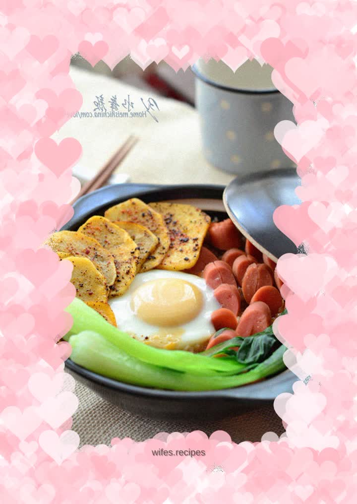 Full of delicious "Ham Claypot Rice"