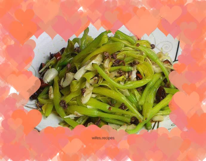 Stir-fried fresh day lily