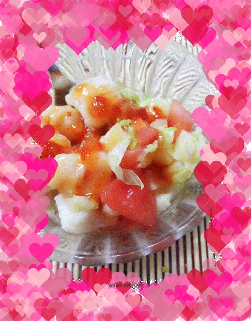 Fresh and crispy-Thai cod vegetable salad