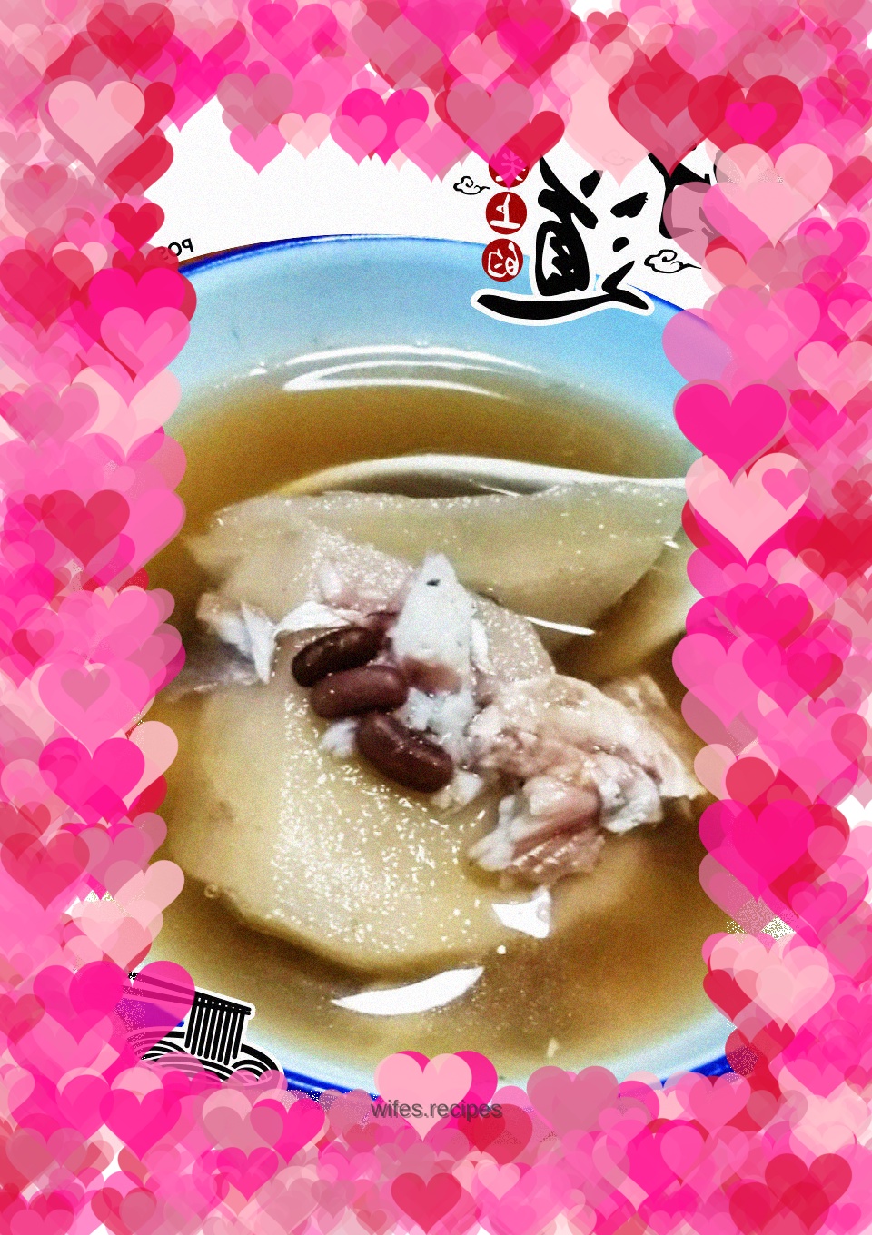 Dace powder and arrowroot soup