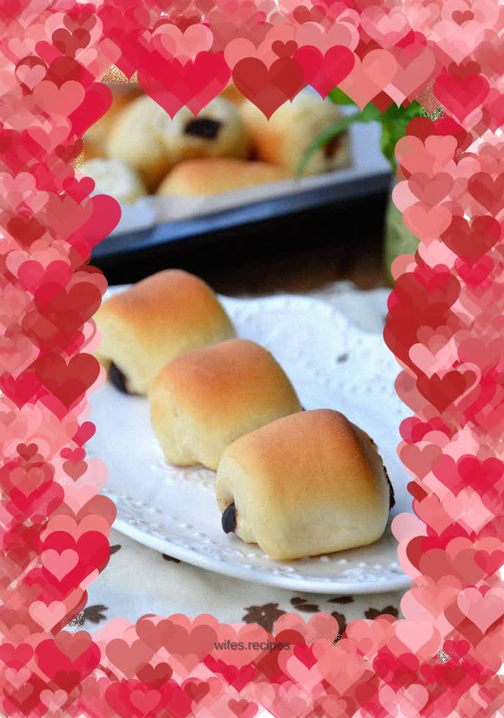 Red bean paste knife to cut the buns