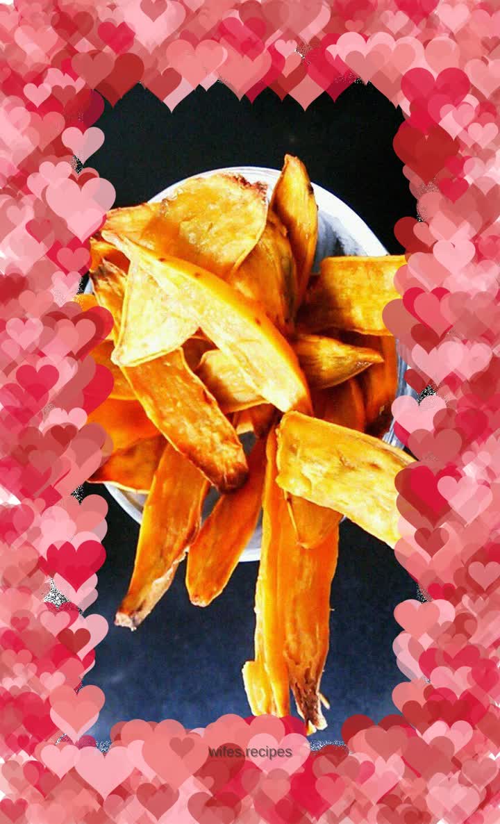 Homemade delicious dried sweet potatoes