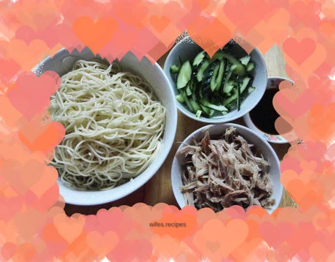 Shredded Chicken Cold Noodles