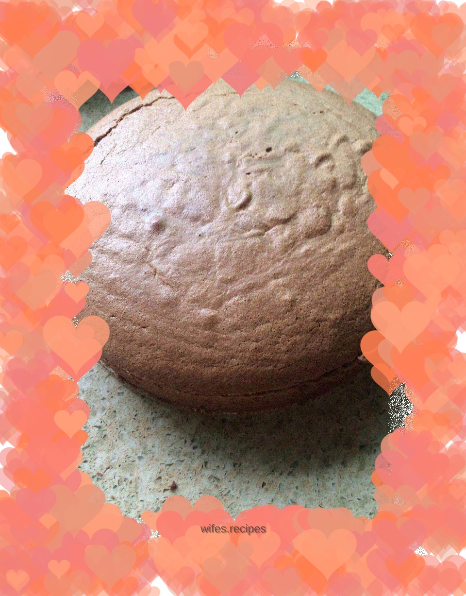 10-inch cocoa chiffon cake