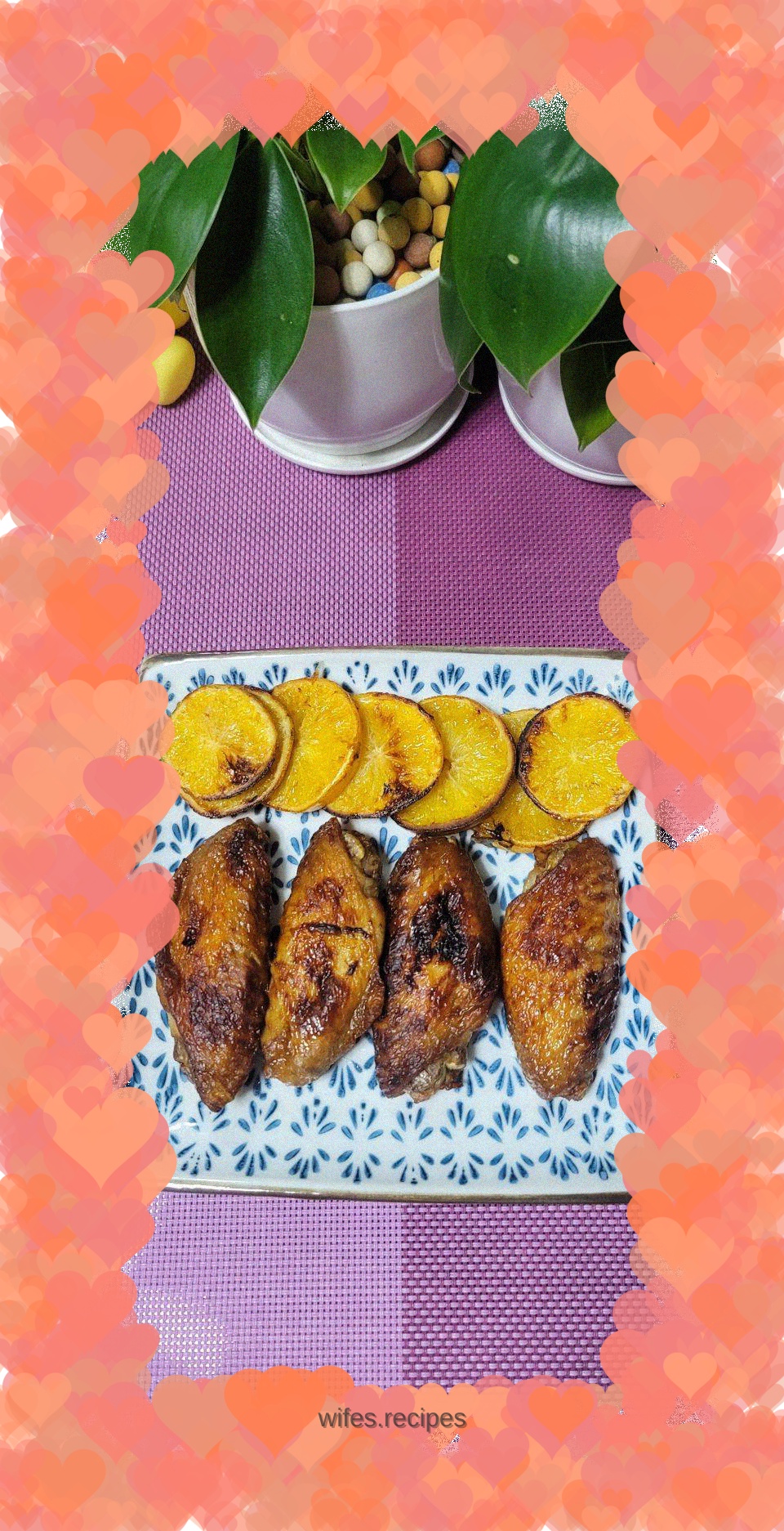 Grilled Sweet Orange Chicken Wings