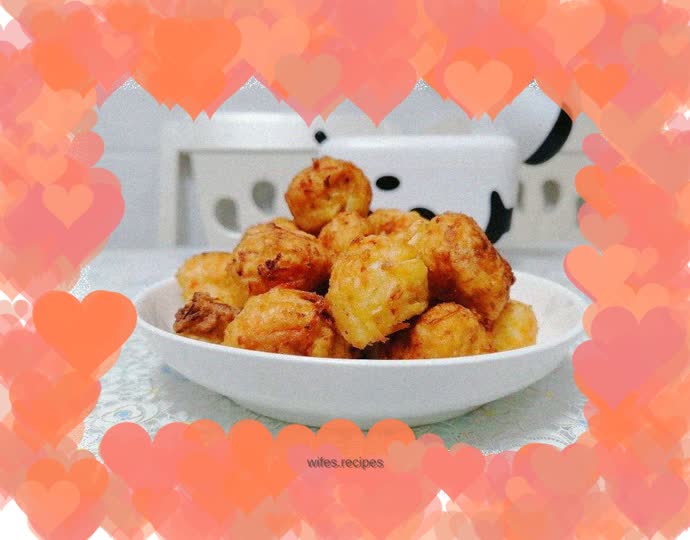 Fried radish balls