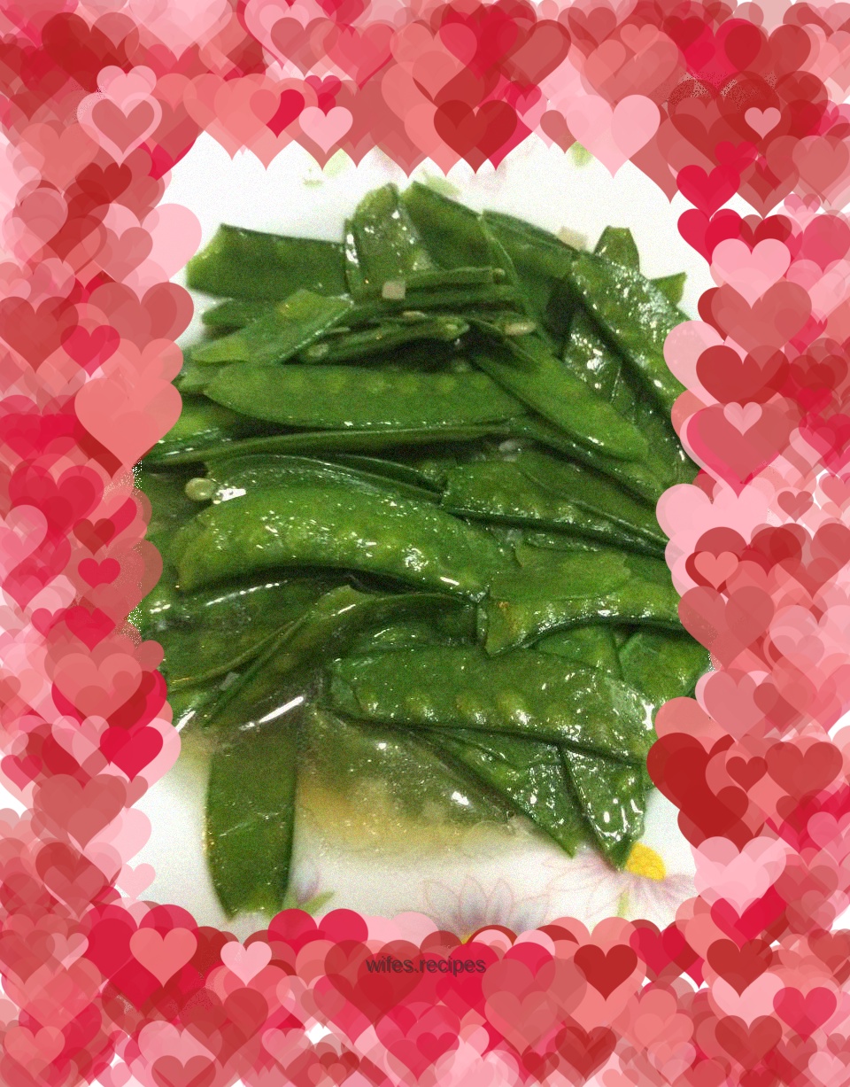 Vegetarian Fried Snow Peas