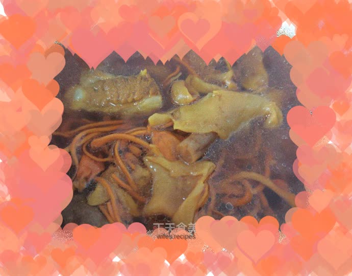 Cordyceps, flower maw and pork ribs soup