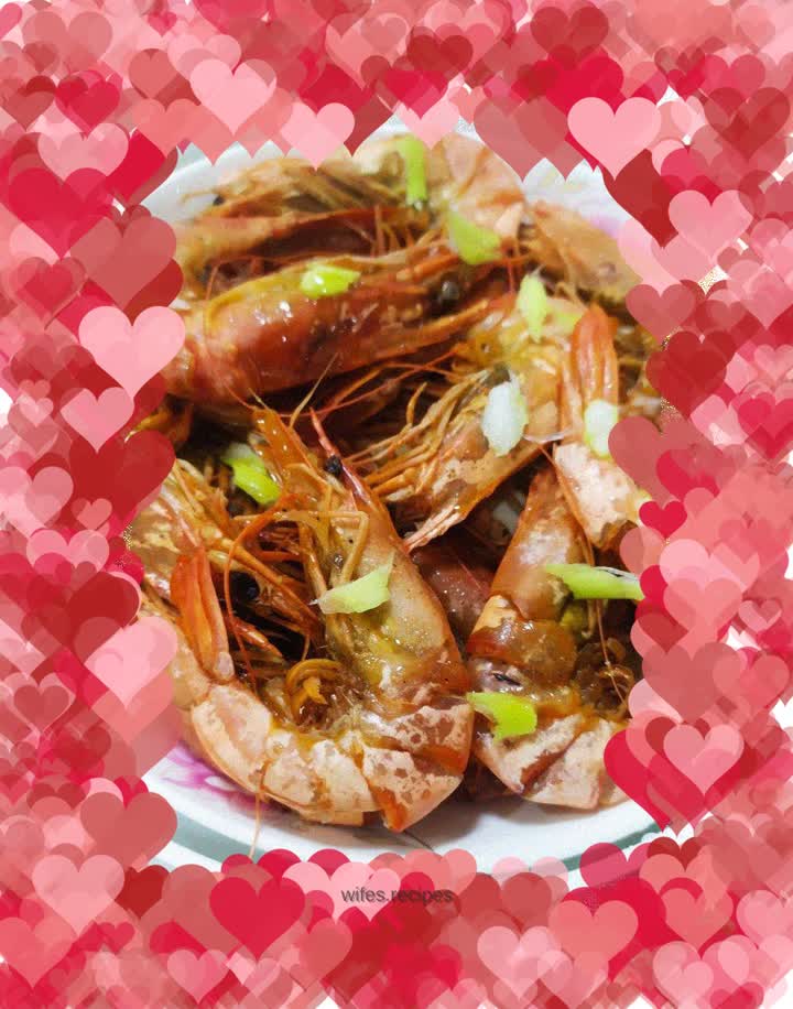Steamed prawns (dried)