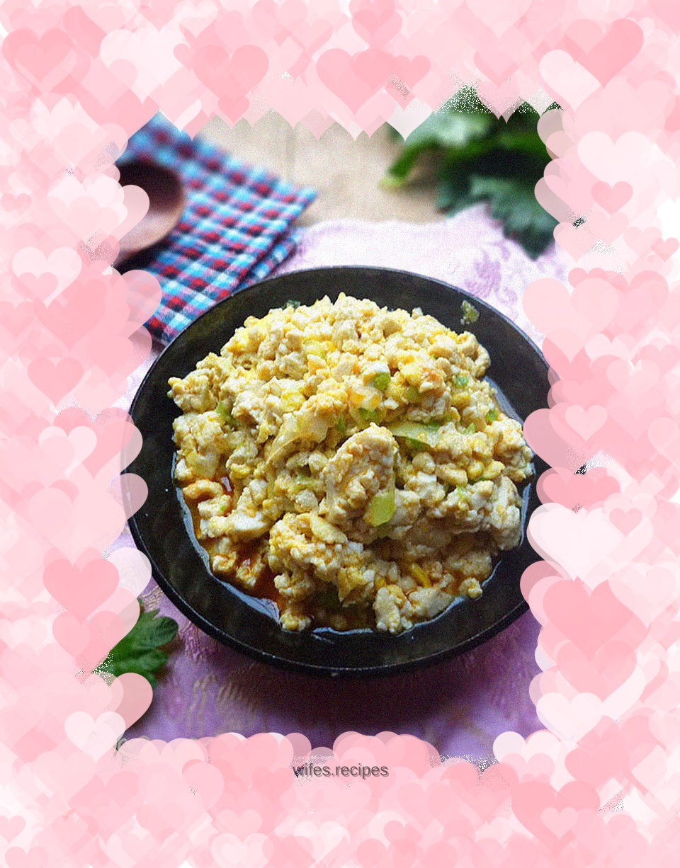 Chicken shaved tofu
