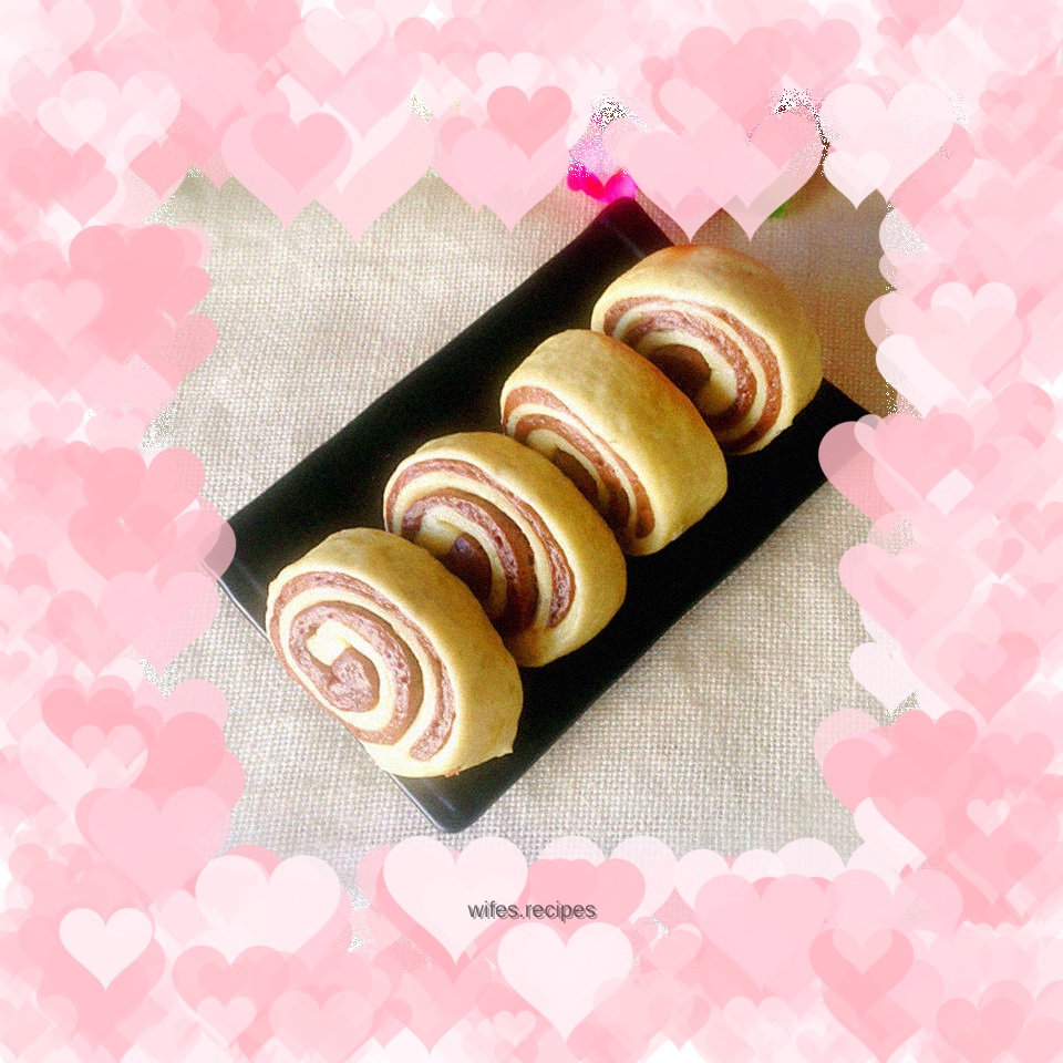 Two-color steamed buns