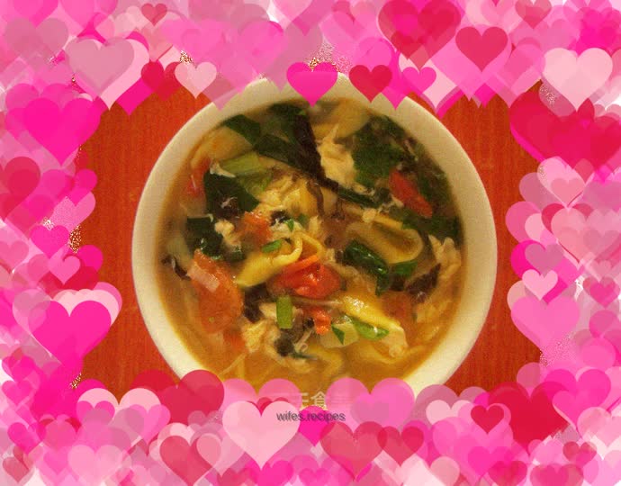 Tomato, Spinach and Pumpkin Noodles