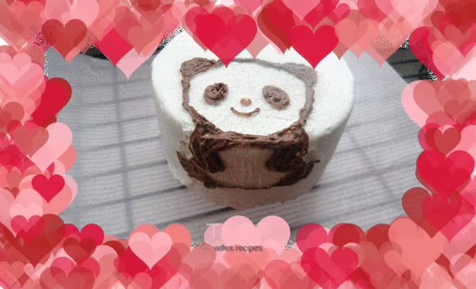 Cartoon small cake