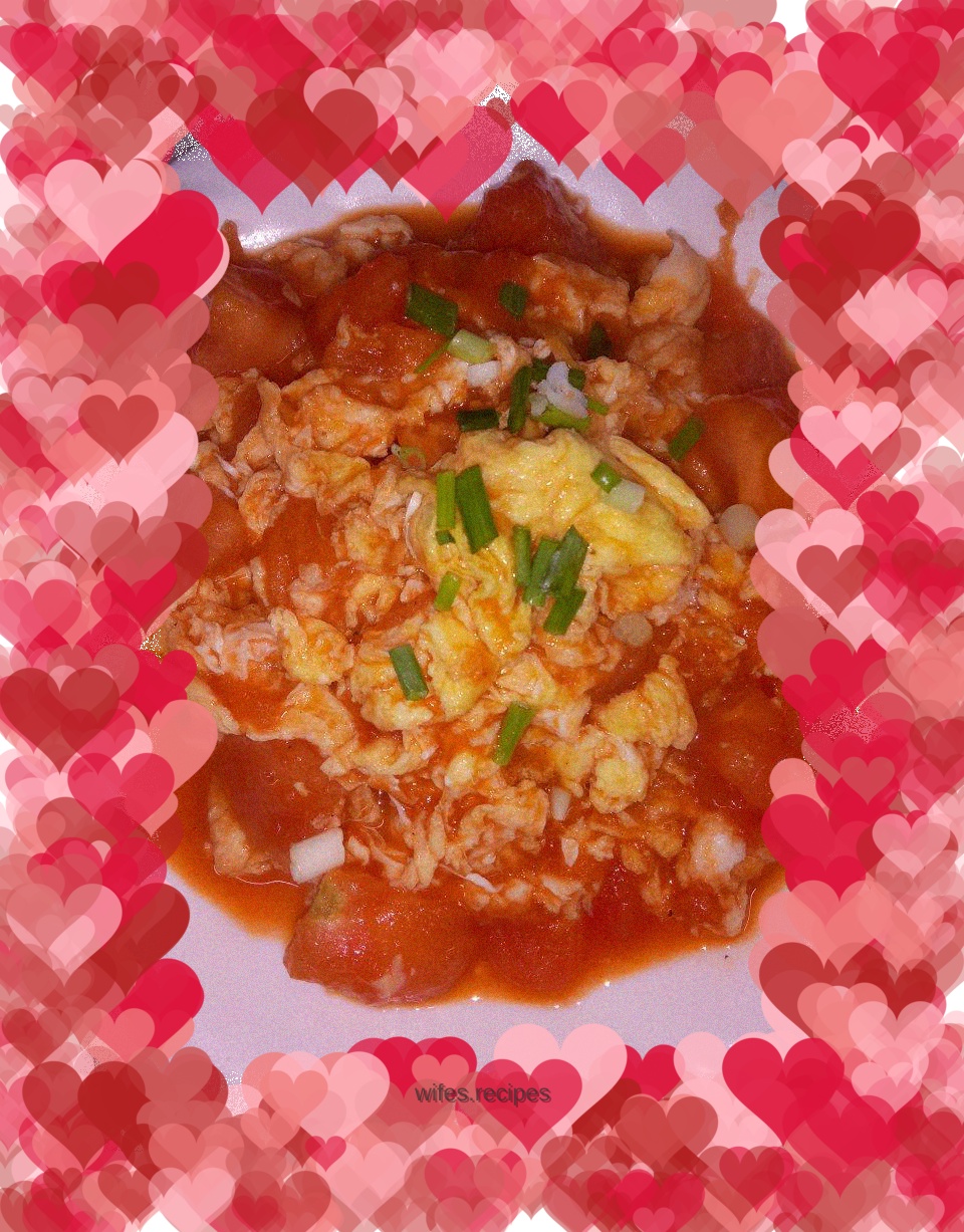 Tomato scrambled eggs