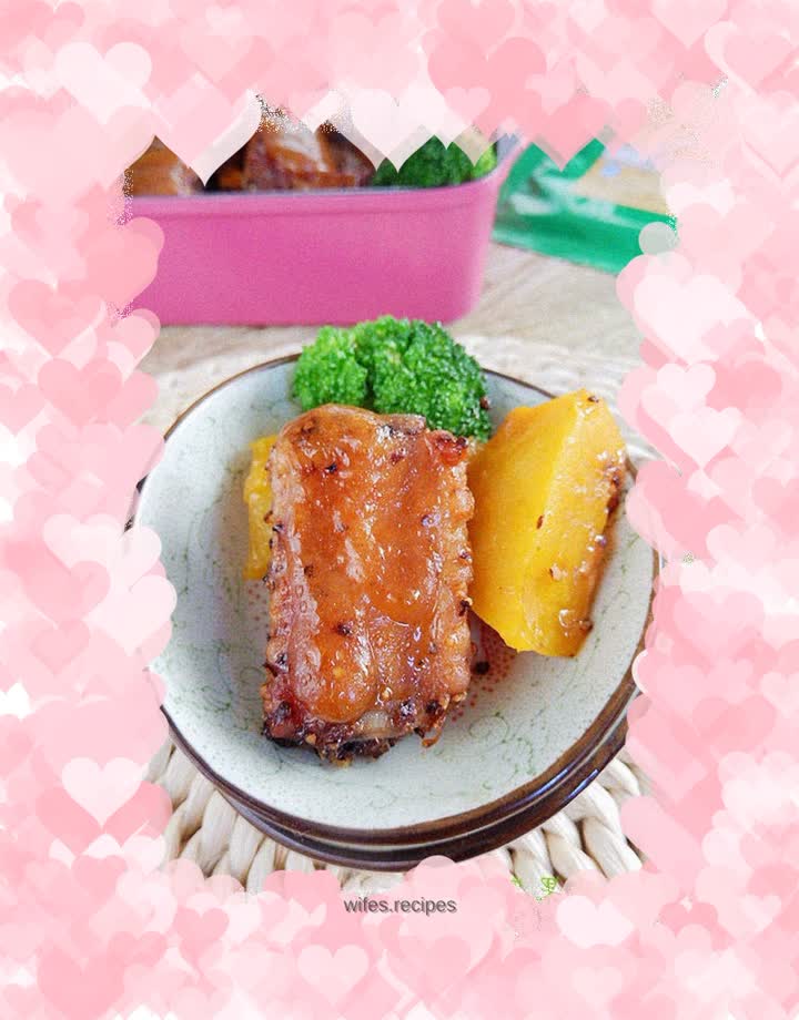 Grilled Pumpkin Pork Ribs