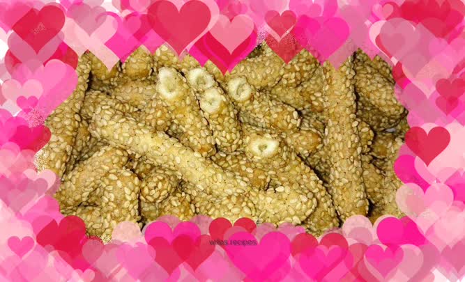 Butter hollow sesame sticks