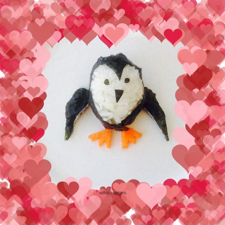 Penguin Rice Ball