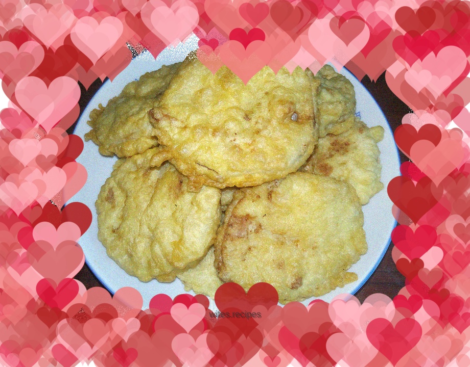 Fried lotus root sandwich