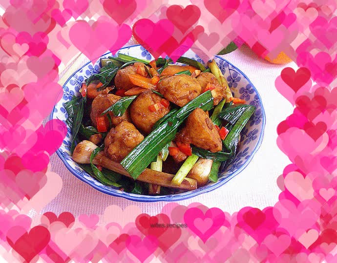 Grilled Squid Balls with Garlic Sauce