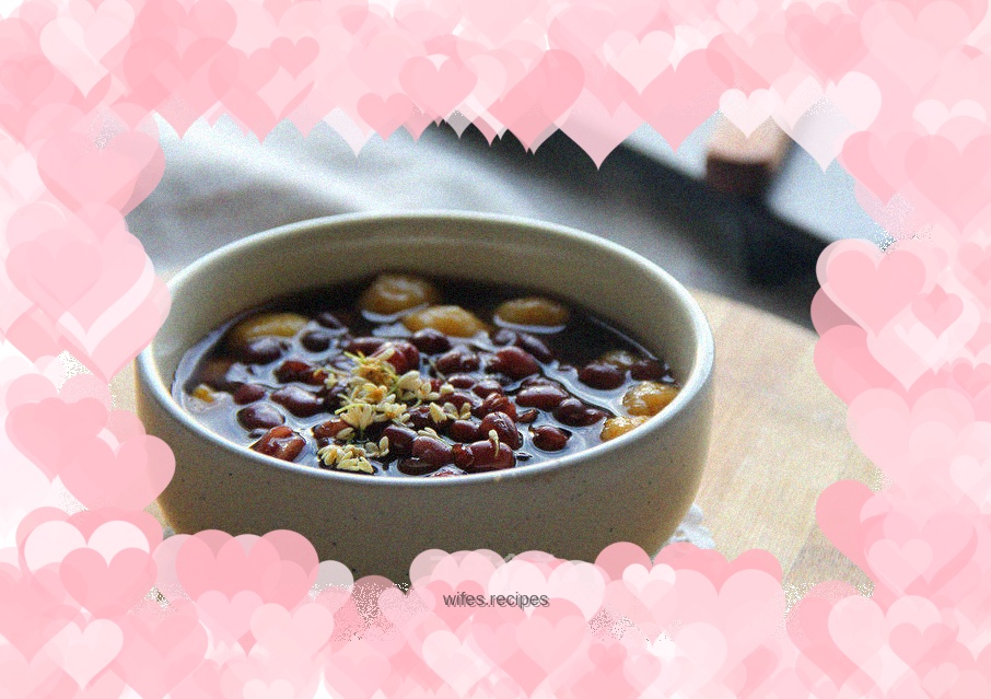Osmanthus honey bean pumpkin dumplings