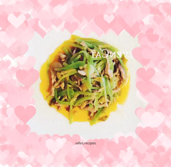 Refreshing pickled pork shreds