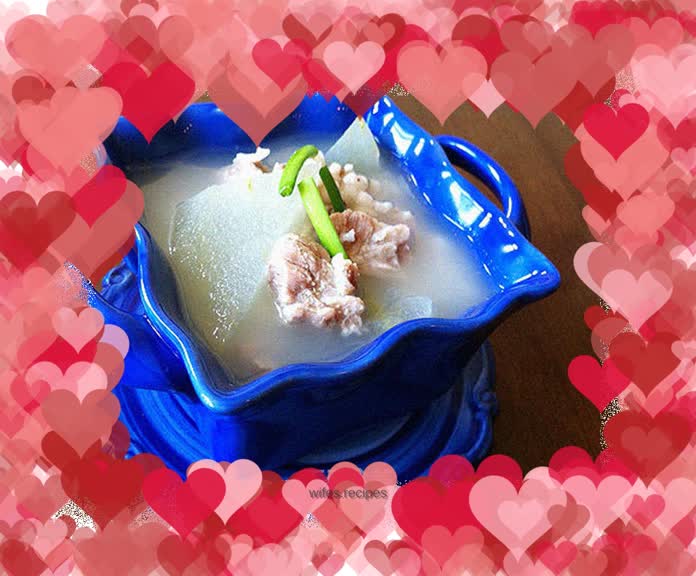 Winter Melon, Barley and Pork Ribs Soup