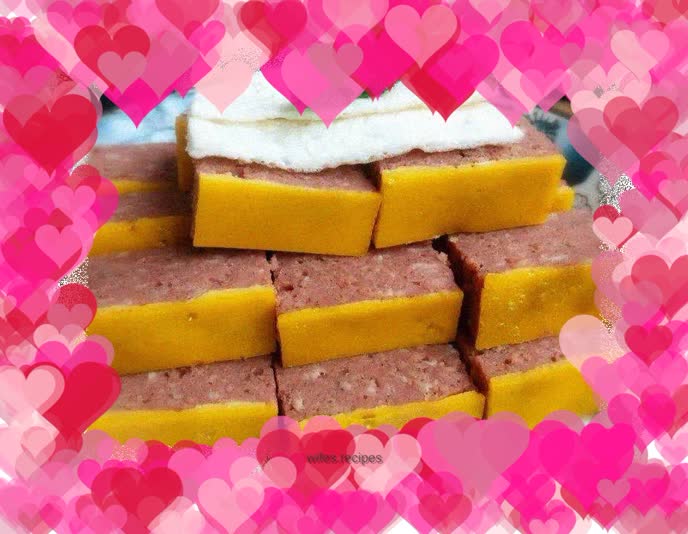 Pork liver luncheon meat with egg skin