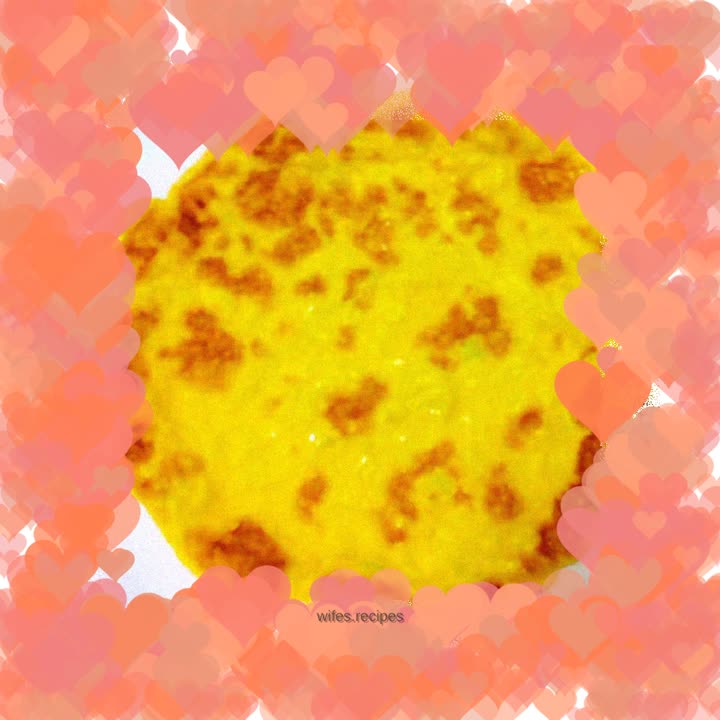 Homemade electric pancake with cabbage and egg pancake