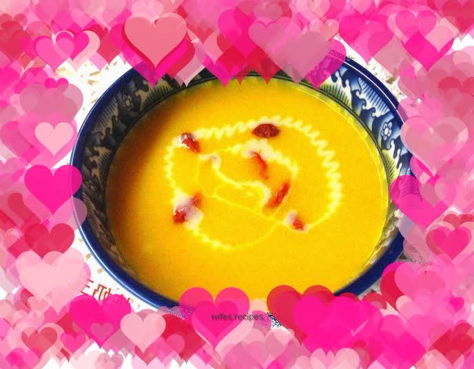 [Condensed Milk, Corn and Pumpkin Soup]------Simple and delicious breakfast