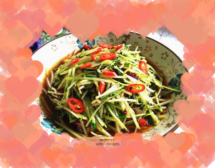 Stir-fried bean sprouts