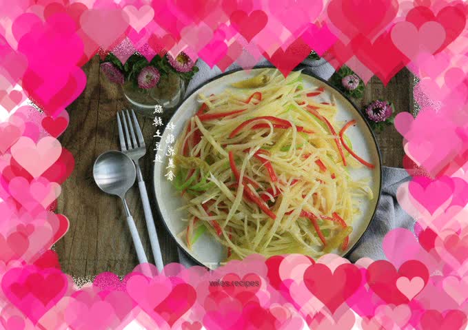 Hot and sour potato shreds