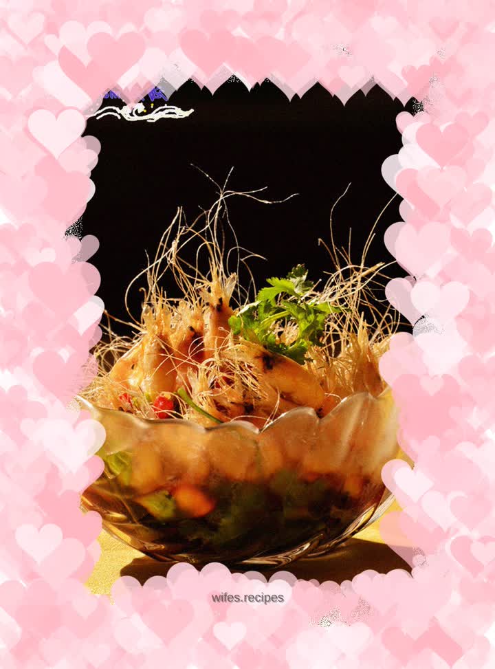 Shrimp with mustard sauce