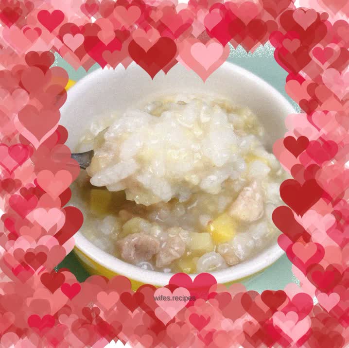 Chicken and Chestnut Double Rice Porridge