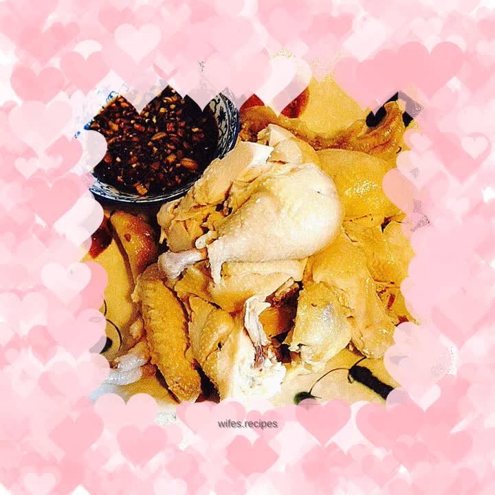 White chopped chicken