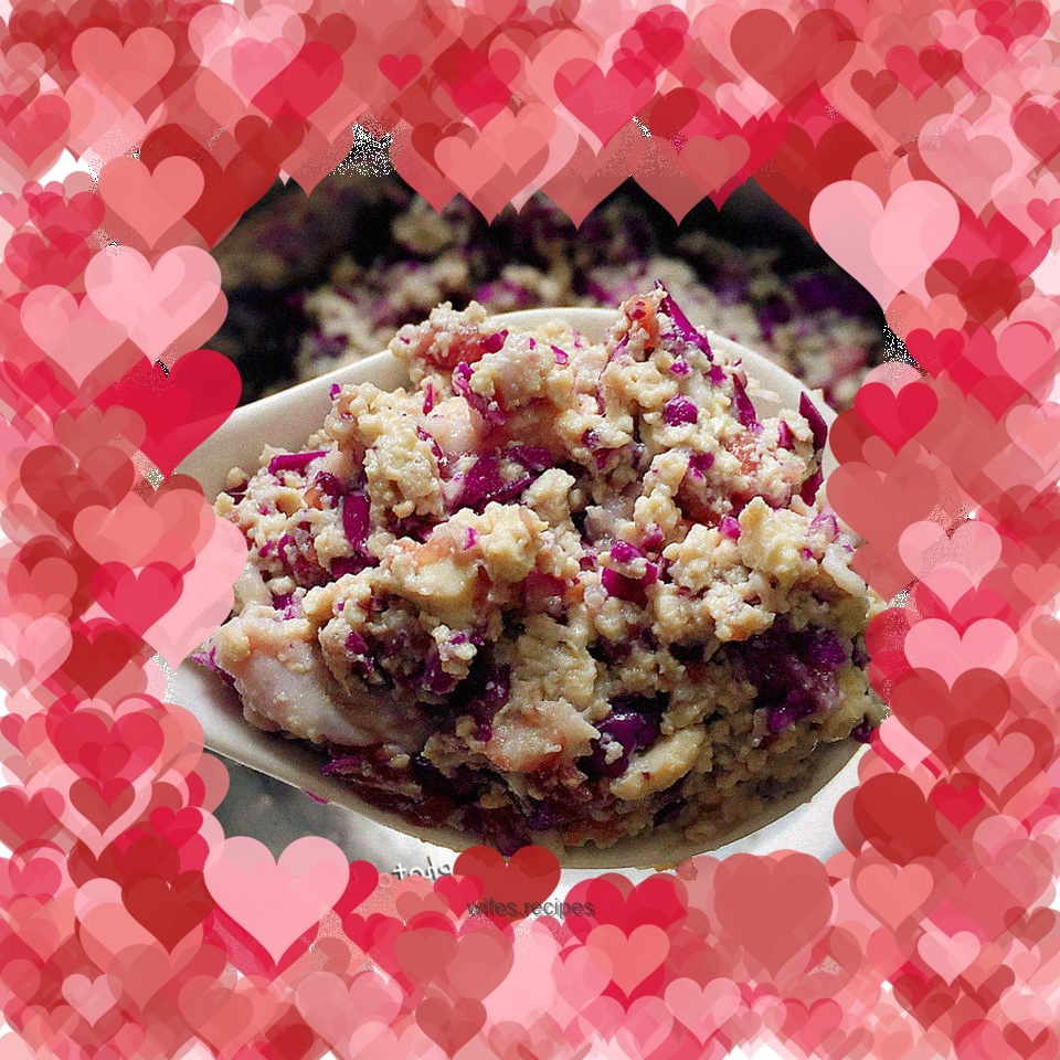 Purple Cabbage Tofu Stuffing