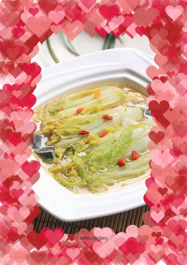 Baby cabbage in soup