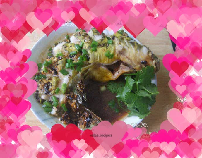 Steamed Yellow Bone Fish with Black Bean Sauce