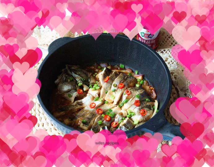 Waterless baked seabass