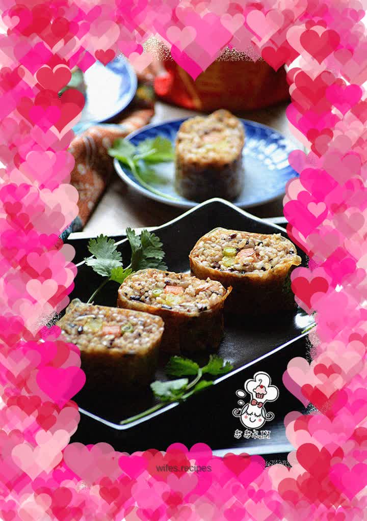 Golden seven-grain cereal roll