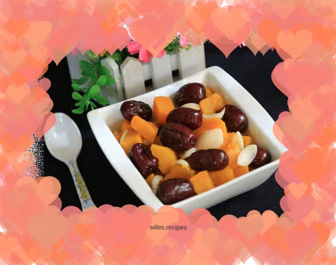 Red dates and pumpkin syrup