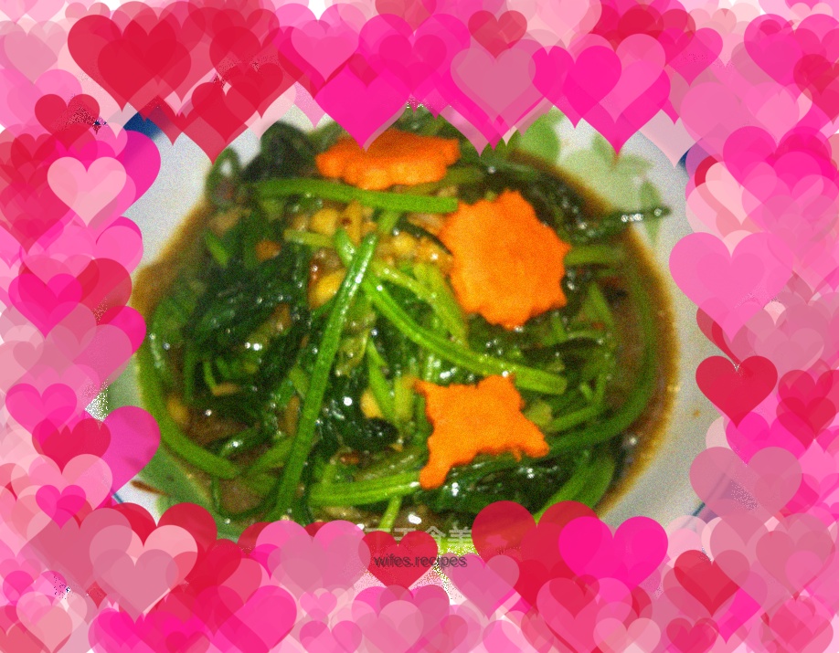 Sauced Spinach