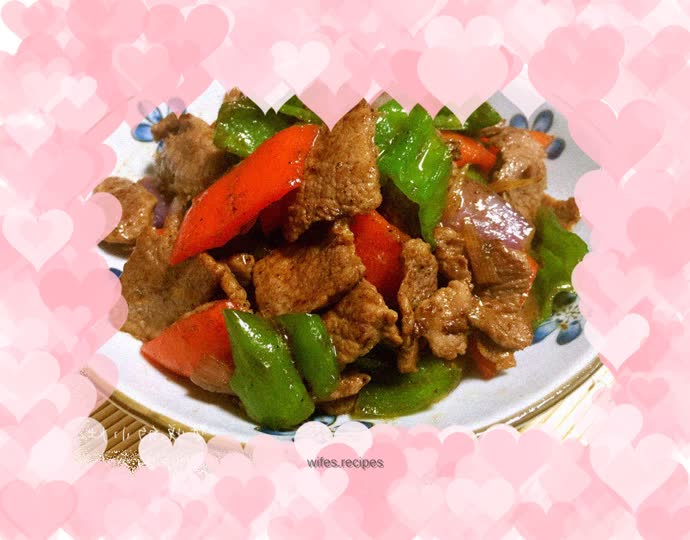 Home-style fried mutton slices