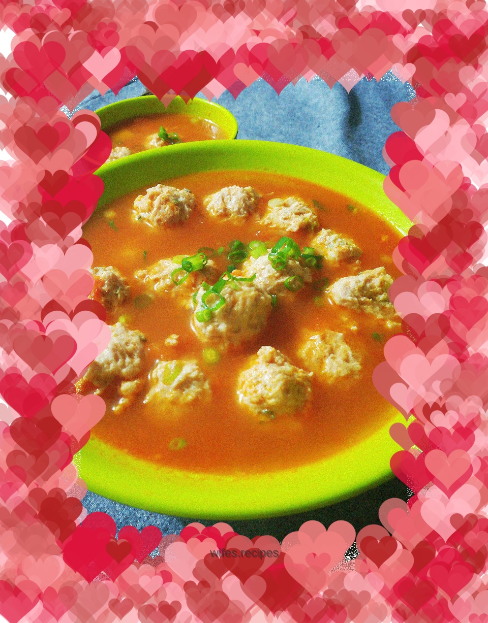 Tomato Meatball Soup