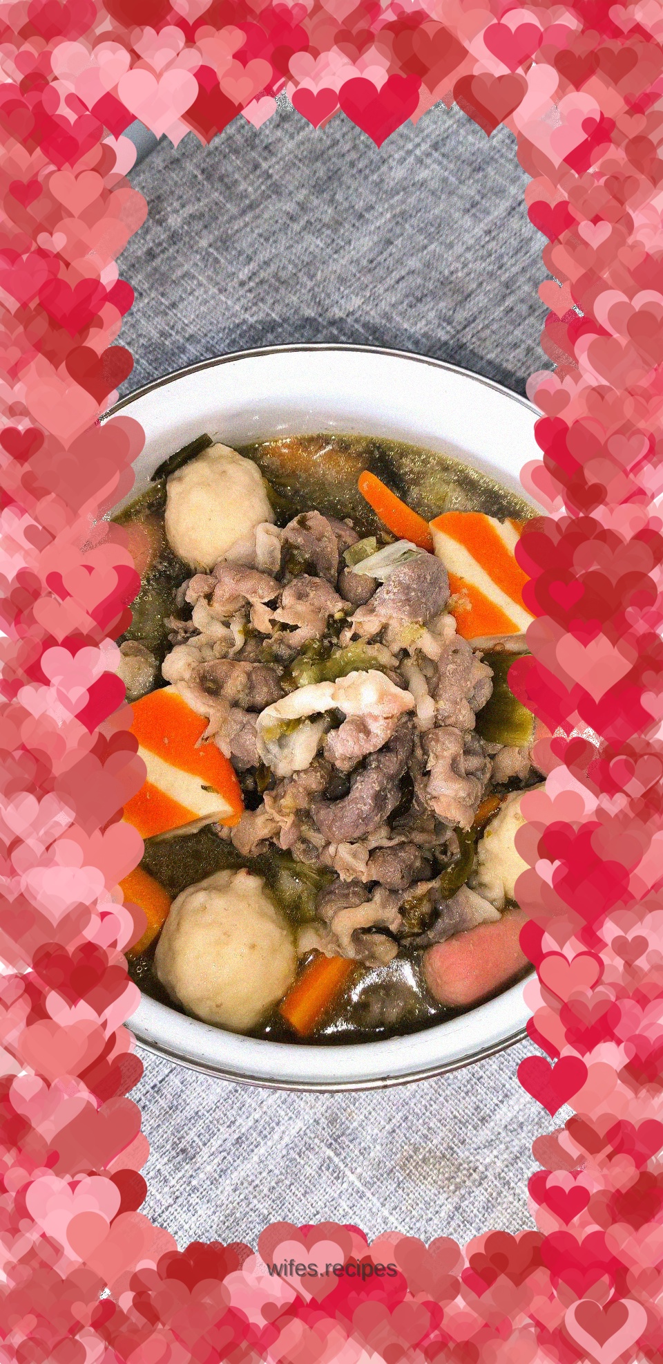 Sauerkraut and mutton pot