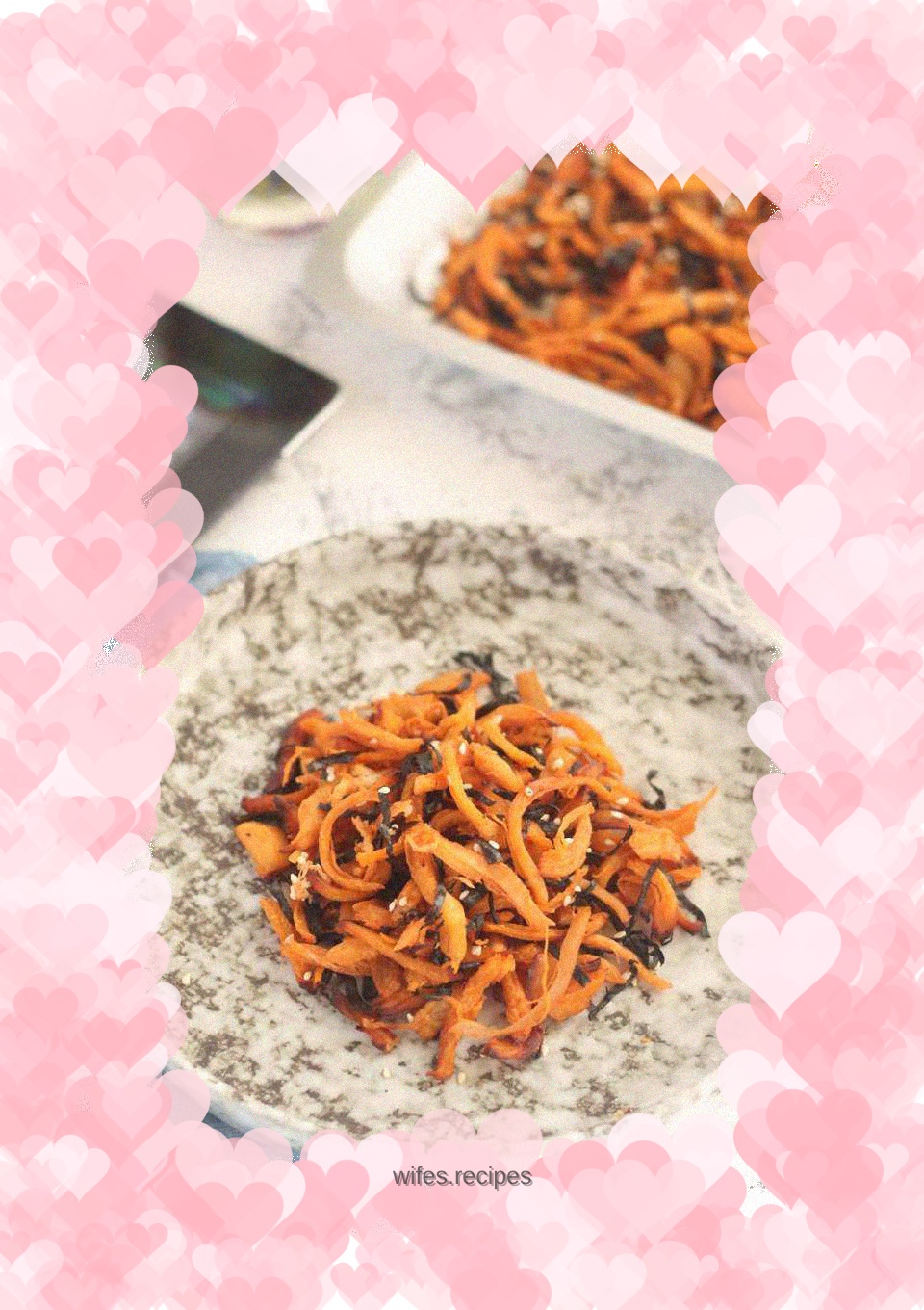 Seaweed chicken jerky