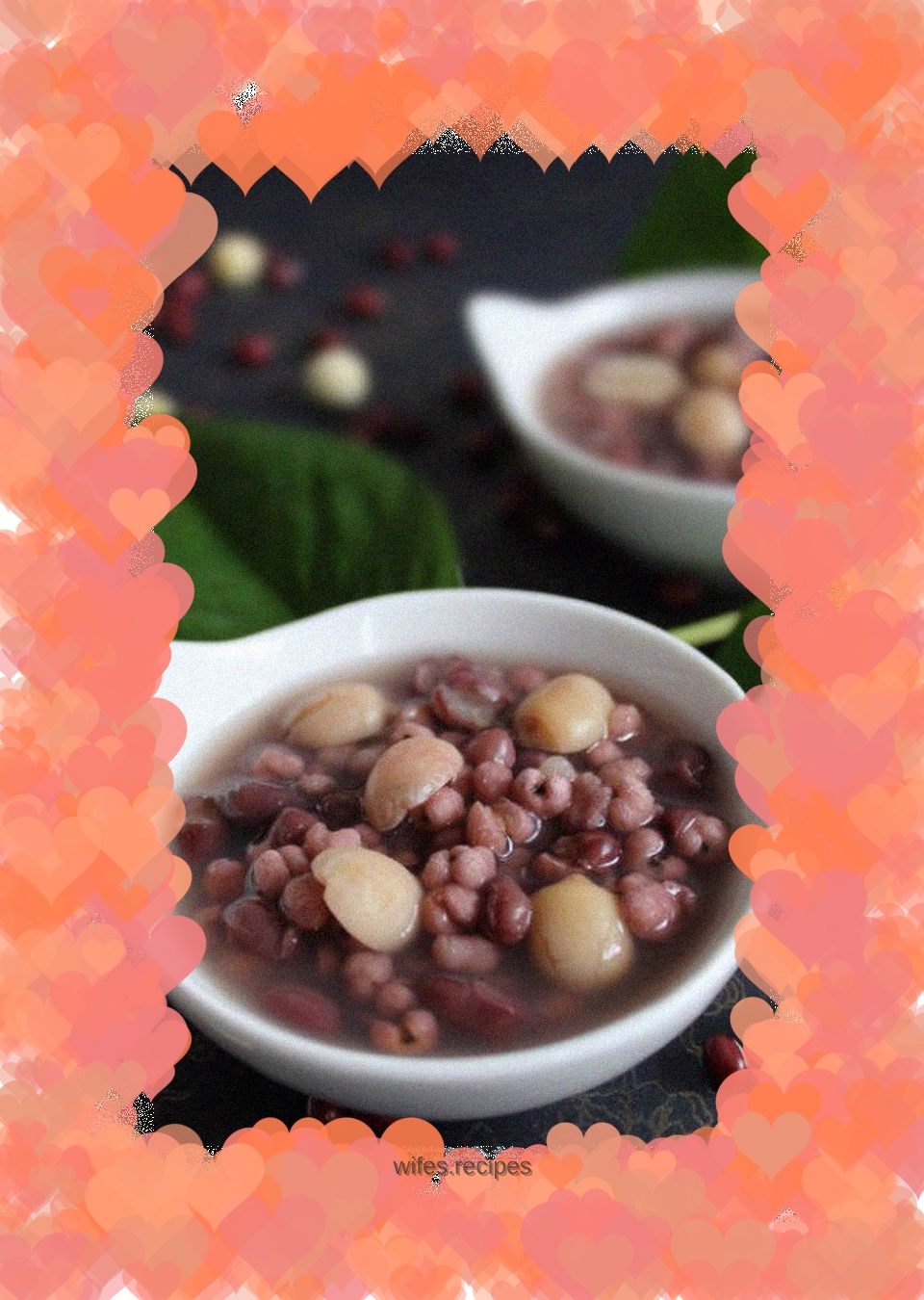Barley and red bean porridge