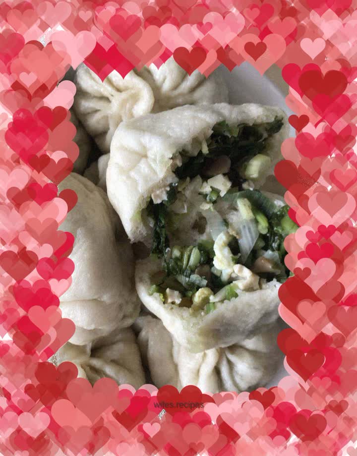 Five Ding Bao with Wild Vegetables