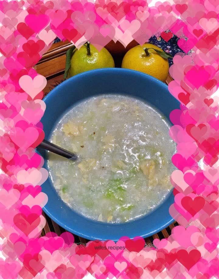 Ginger and egg porridge